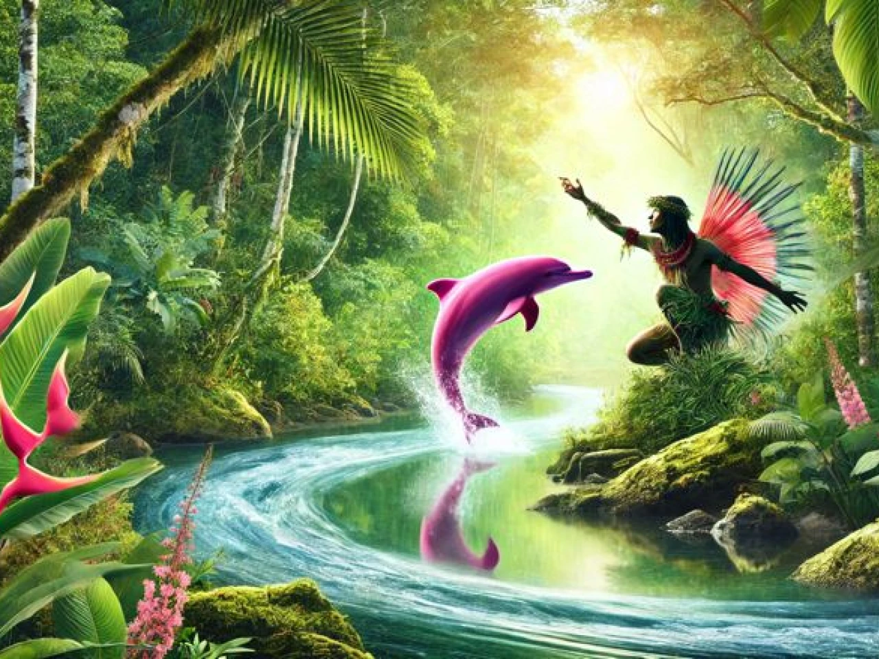 La leyenda del delfín rosado perdura en la Amazonía