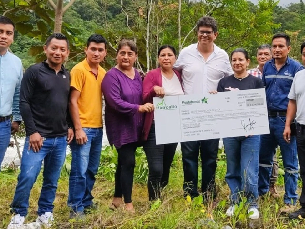 La Secretaría de la Amazonía recibió más de $ 4 millones de la actividad hidroeléctrica
