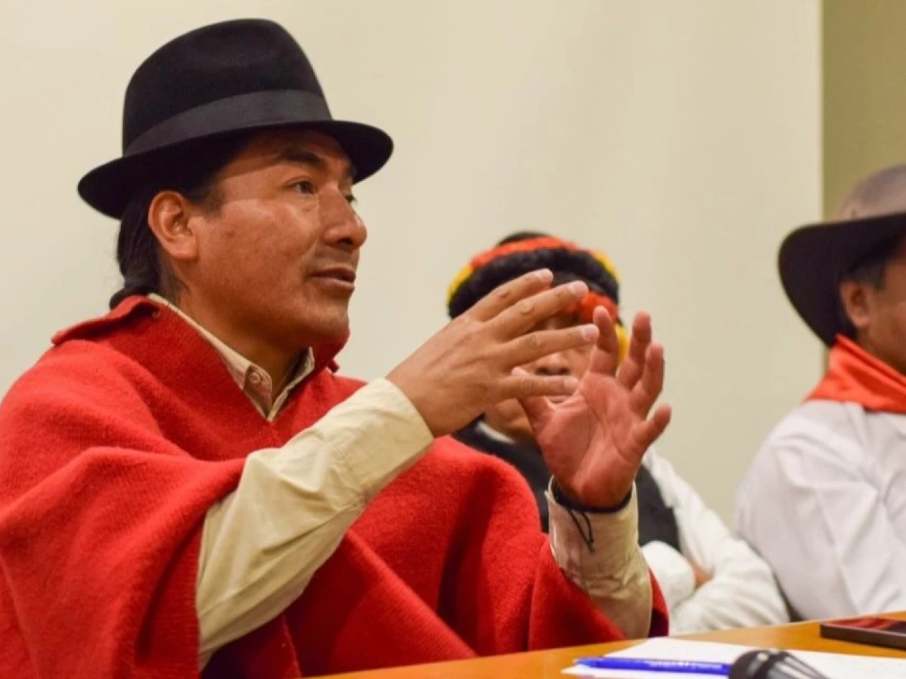 Leonidas Iza entra en su última semana como presidente de la Conaie