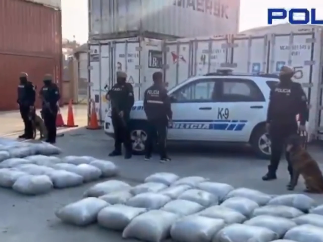 La Policía decomisó más de 2,5 toneladas de cocaína que iban a Alemania