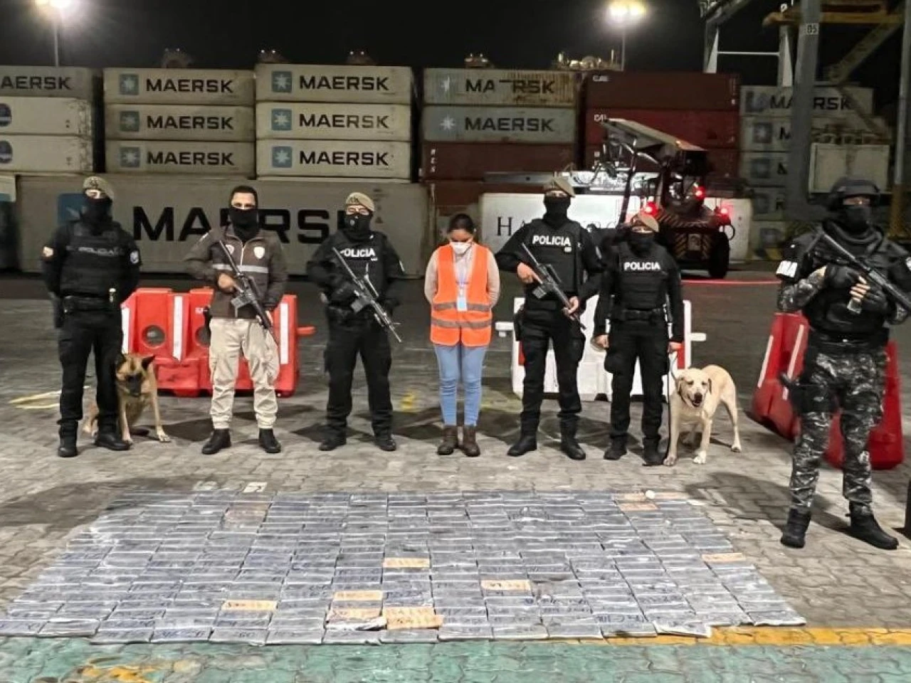 La Policía incautó 153 kilos de cocaína en contenedores que iban a Bélgica