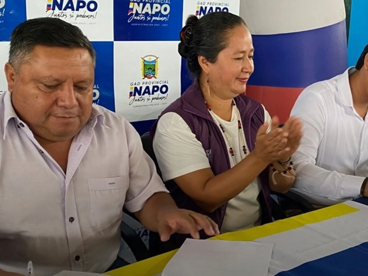 Napo: Un convenio se firmó para mejorar la vía E436 Los Zorros