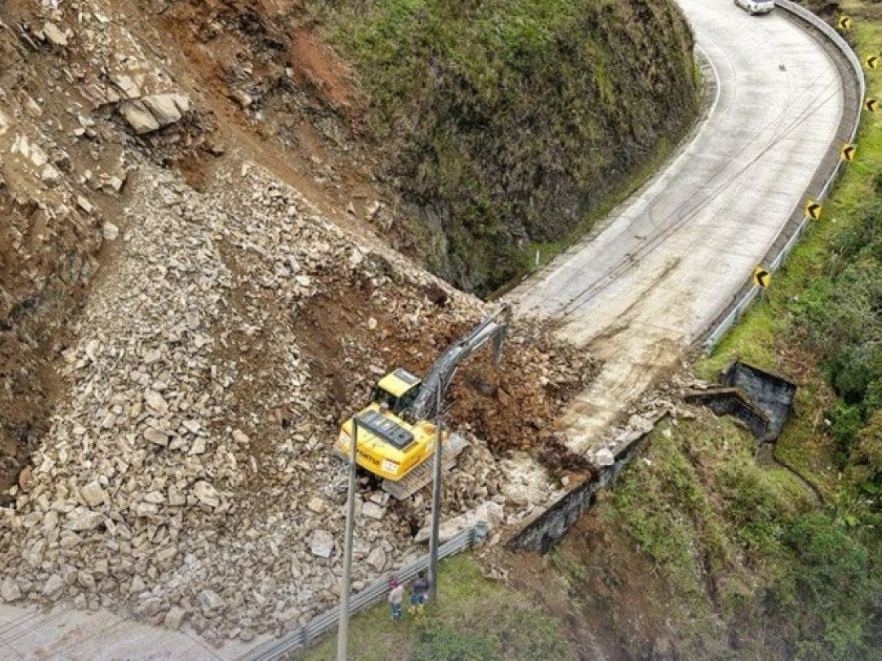 El MTOP declaró emergencia vial en Zamora Chinchipe