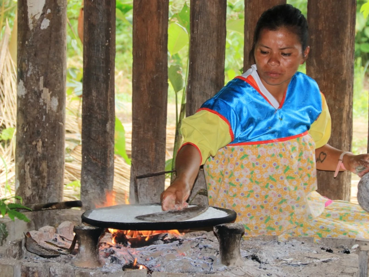 Casabe, el pan fresco de Cuyabeno