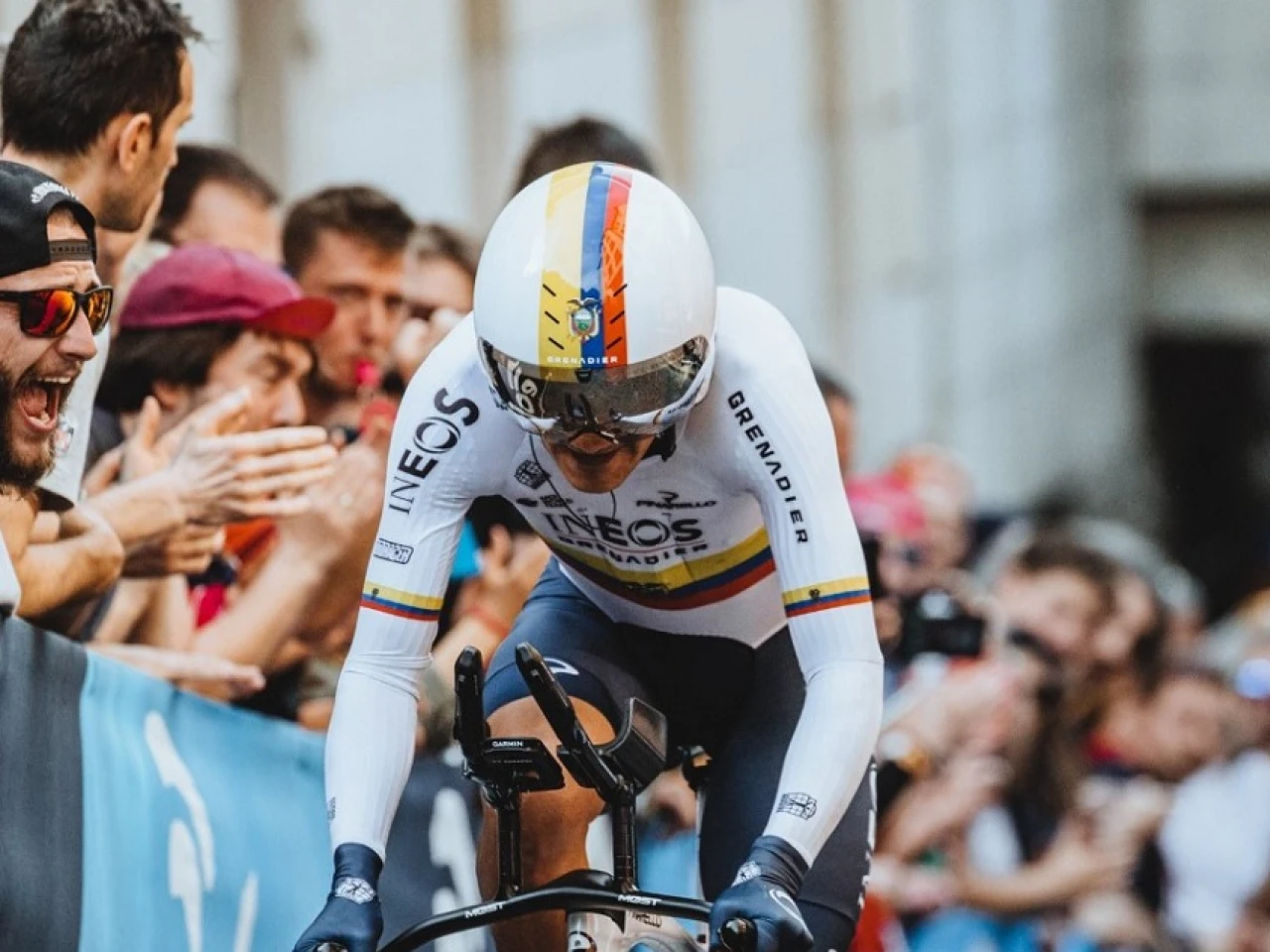 Carapaz subió por cuarta vez a un podio en una gran vuelta