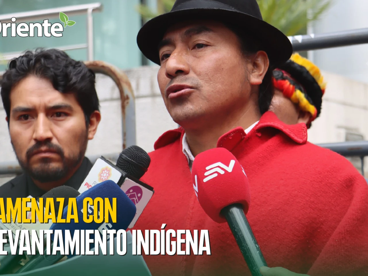 Iza amenaza con un levantamiento indígena contra la minería