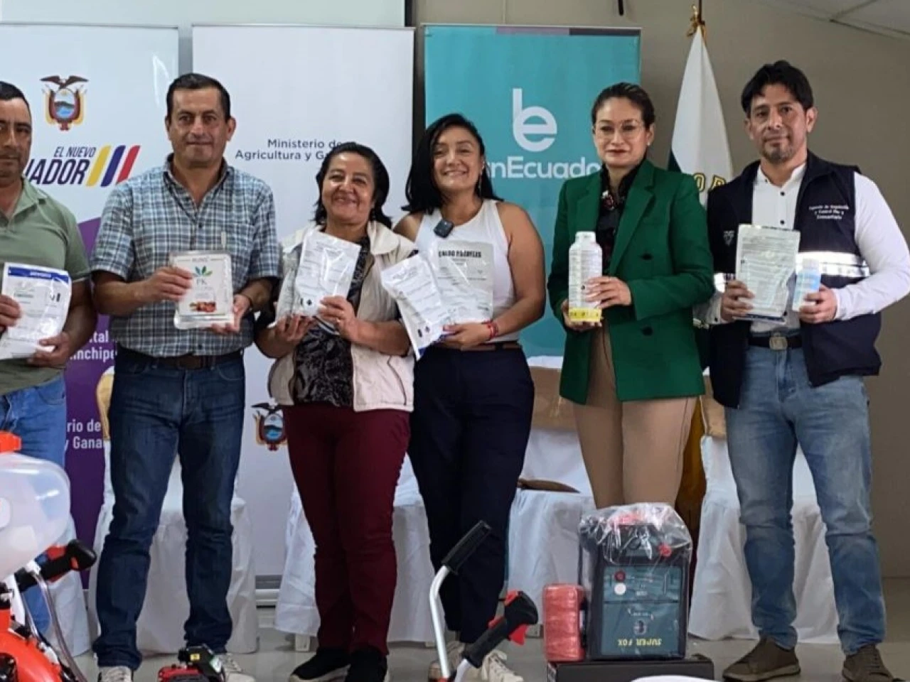 Zamora Chinchipe: 107 productores recibieron bienes e insumos