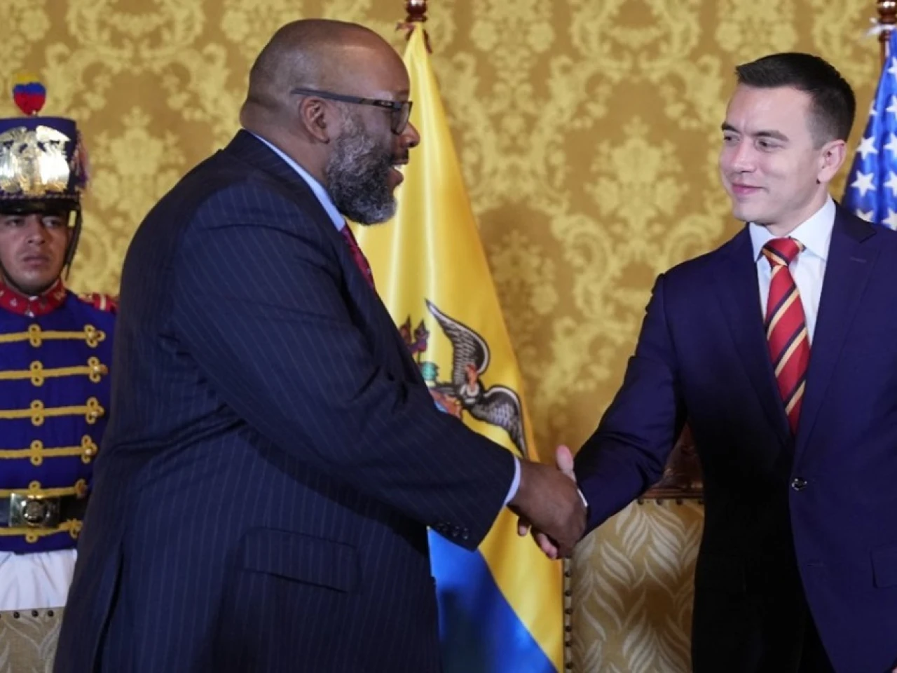 Arthur Brown, nuevo embajador de EE.UU., presentó sus cartas credenciales