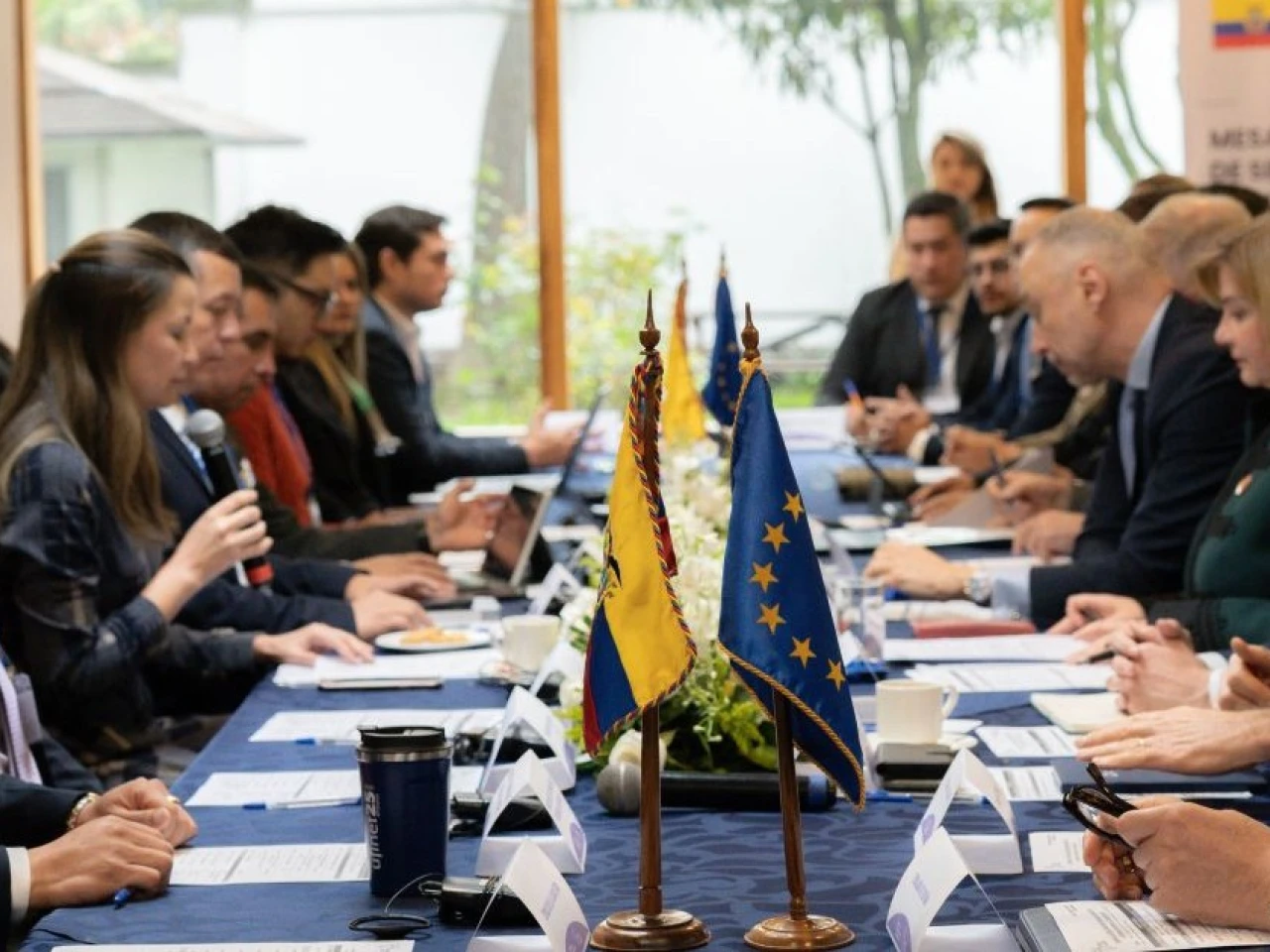 Ecuador y la Unión Europea combaten al crimen organizado