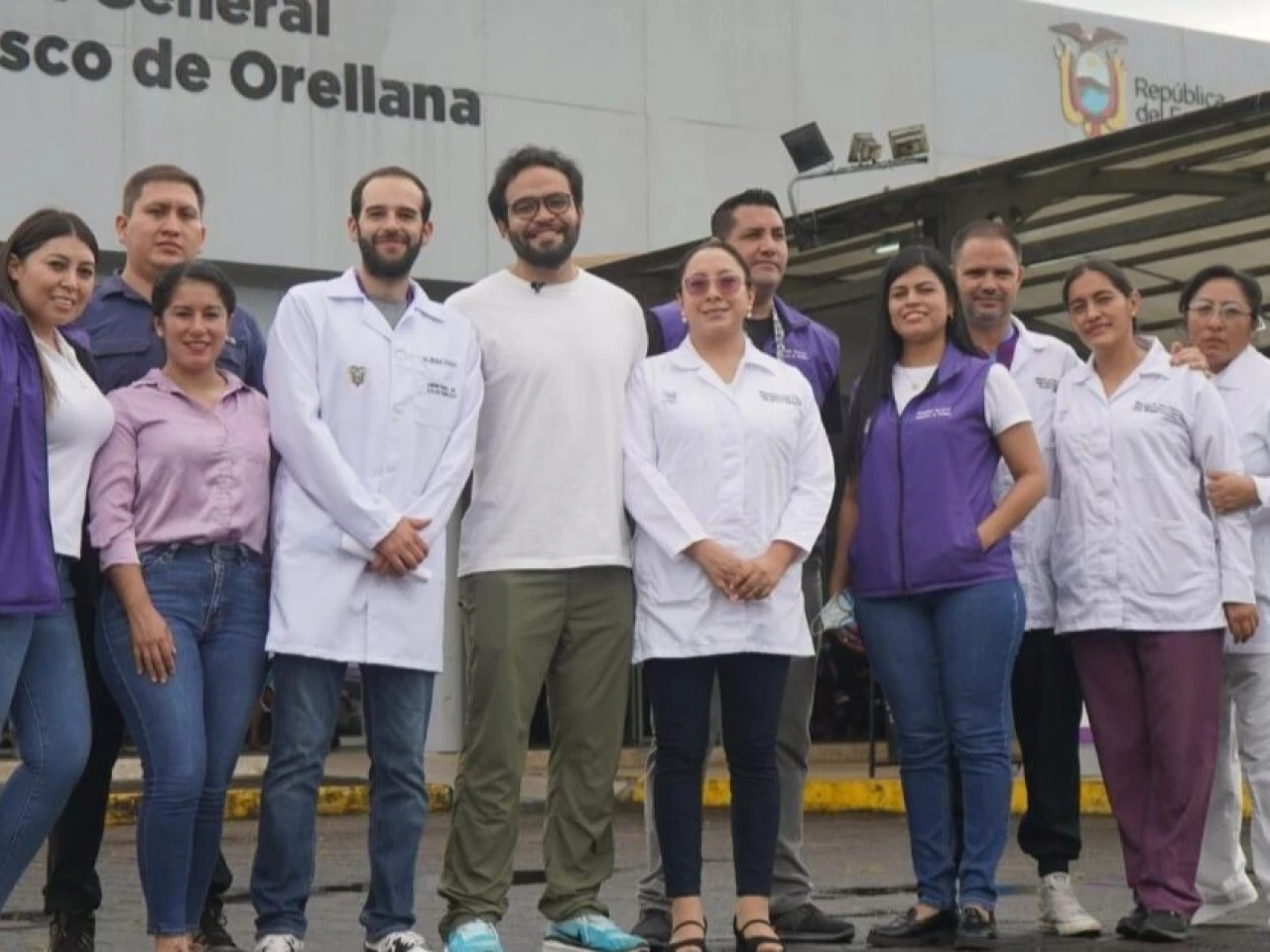 Edgar Lama recorrió los centros de salud de Orellana 