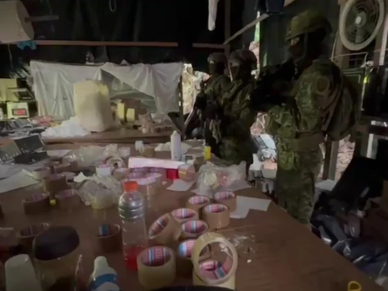 Campamento, que fabricaba 15 toneladas de cocaína al mes, fue destruido