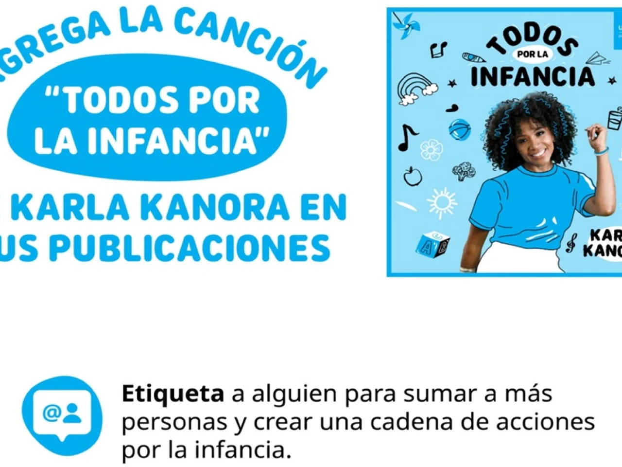 Karla Kanora y Unicef lanzan canción para promover derechos de la niñez