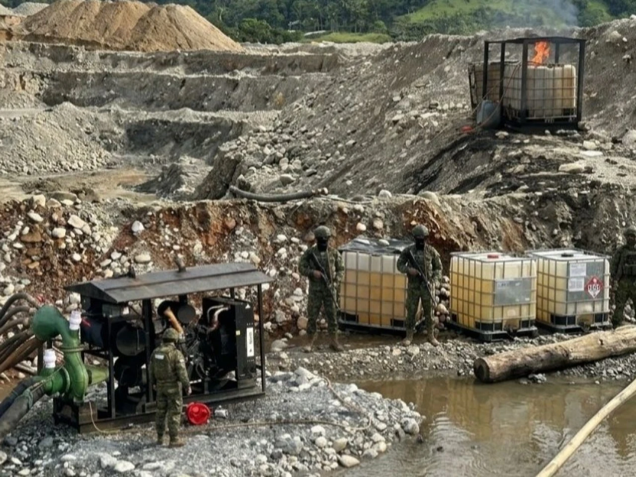 Informe identifica 111 hectáreas afectadas por minería en Zamora Chinchipe