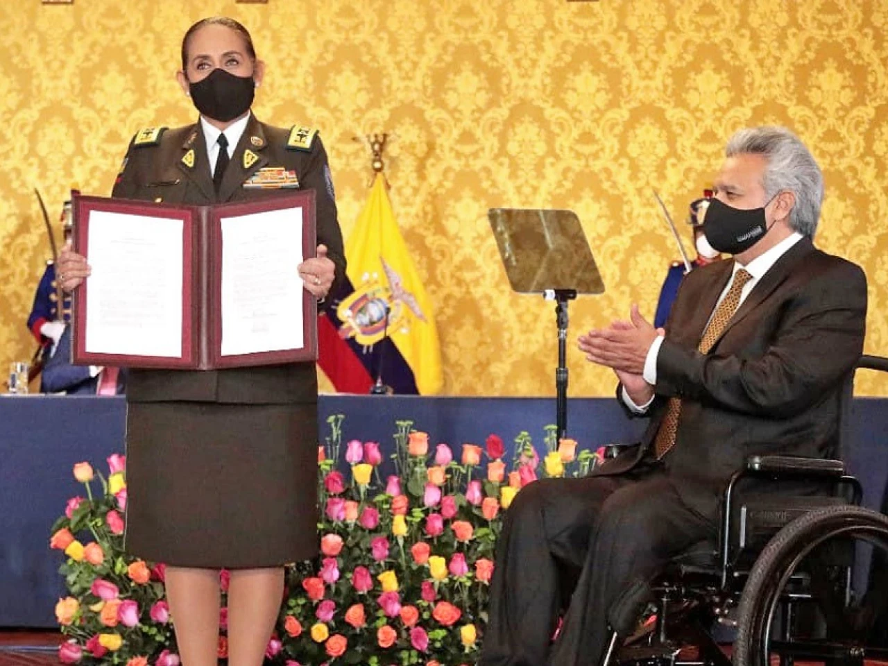 La generala Varela dirigirá la Policía de Ecuador en el último tramo del mandato de Lenín Moreno
