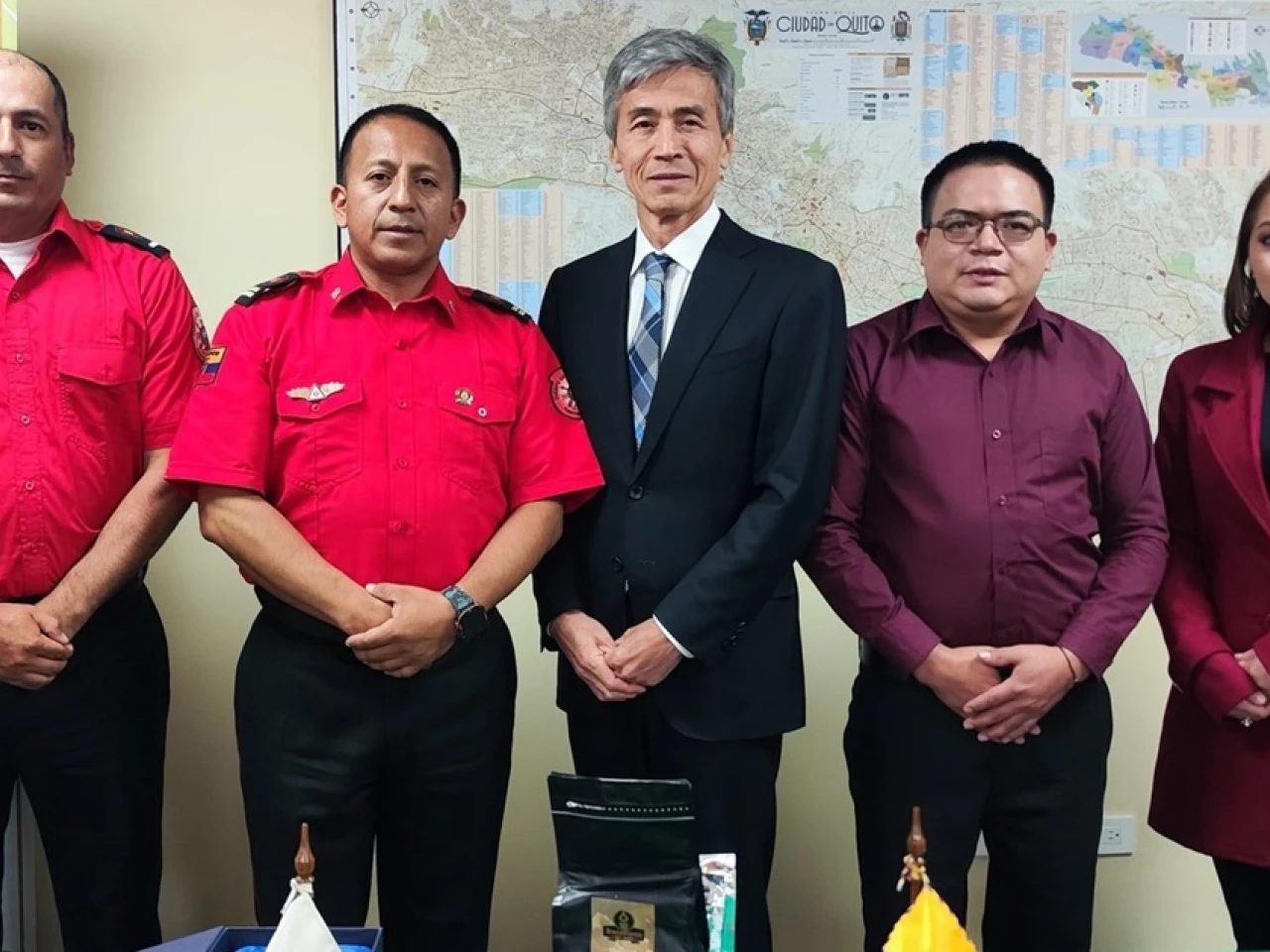 Japón donó $ 136,015 al Cuerpo de Bomberos de Palanda 