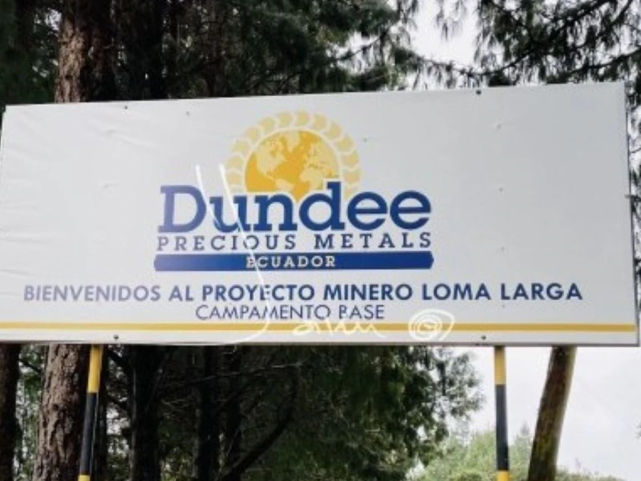 DPM suspendió perforación minera en Loma Larga