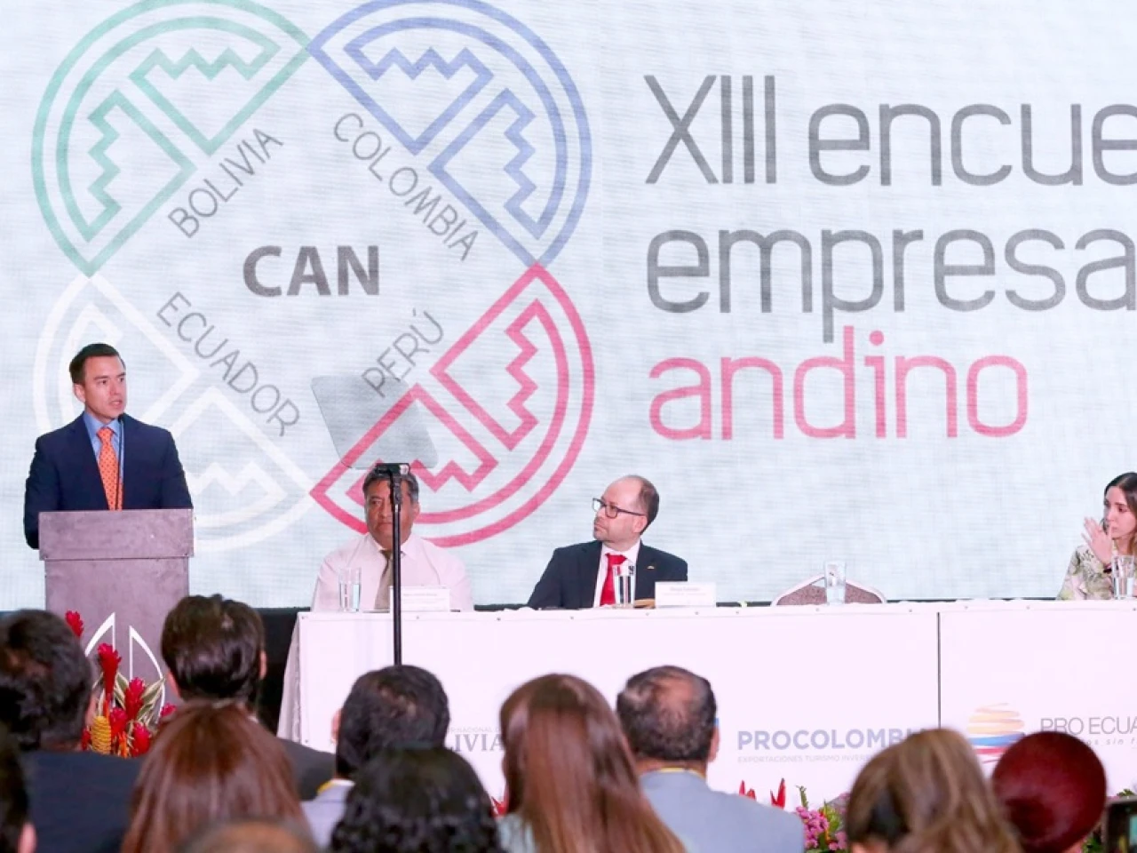 Noboa inaugura el XIII Encuentro Empresarial Andino 2024