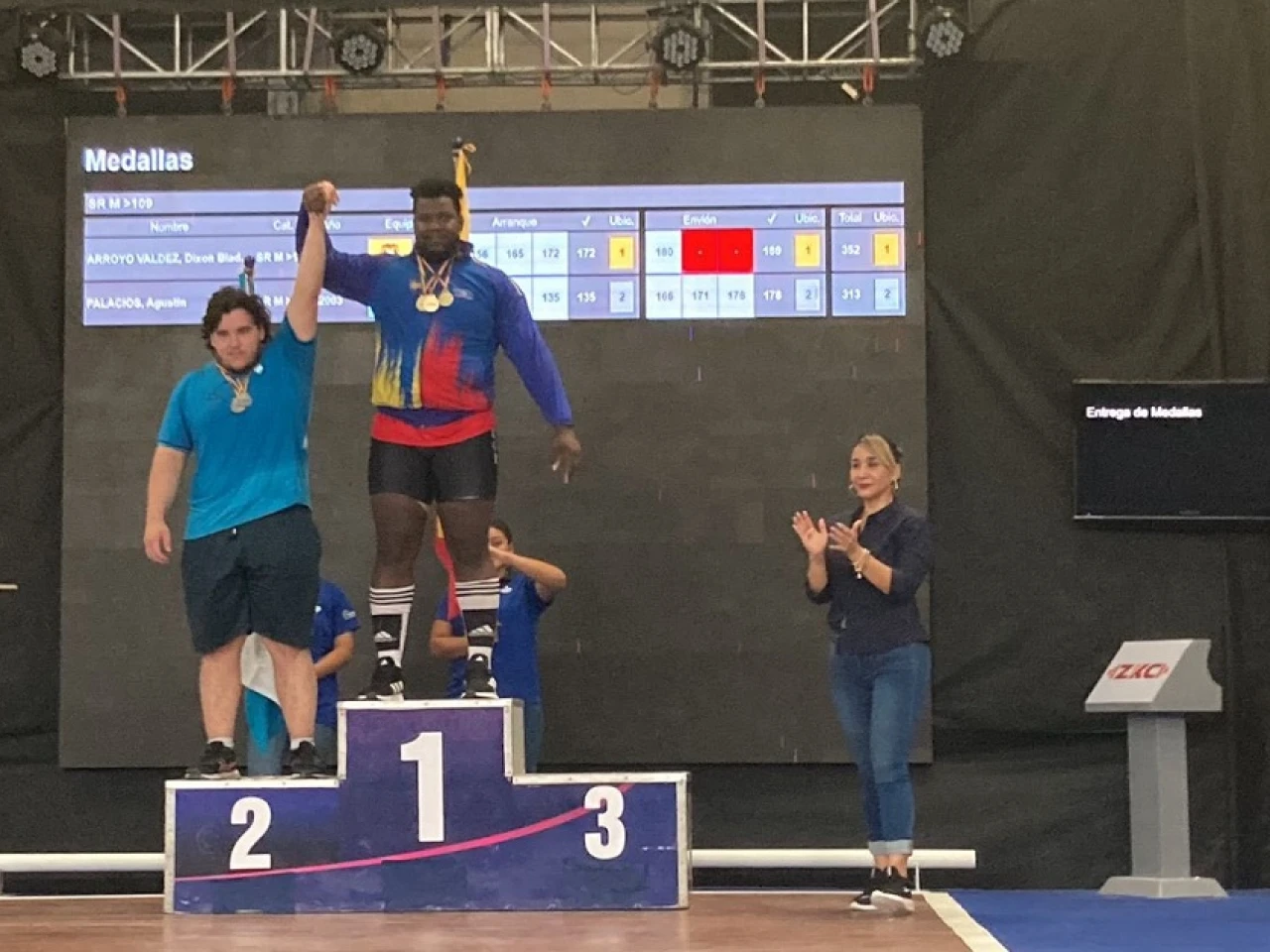 Ecuador se proclamó campeón del Sudamericano de levantamiento de pesas en Guayaquil