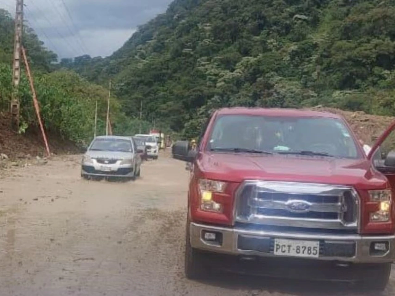 La vía entre Quito y Baeza fue habilitada tras deslizamientos