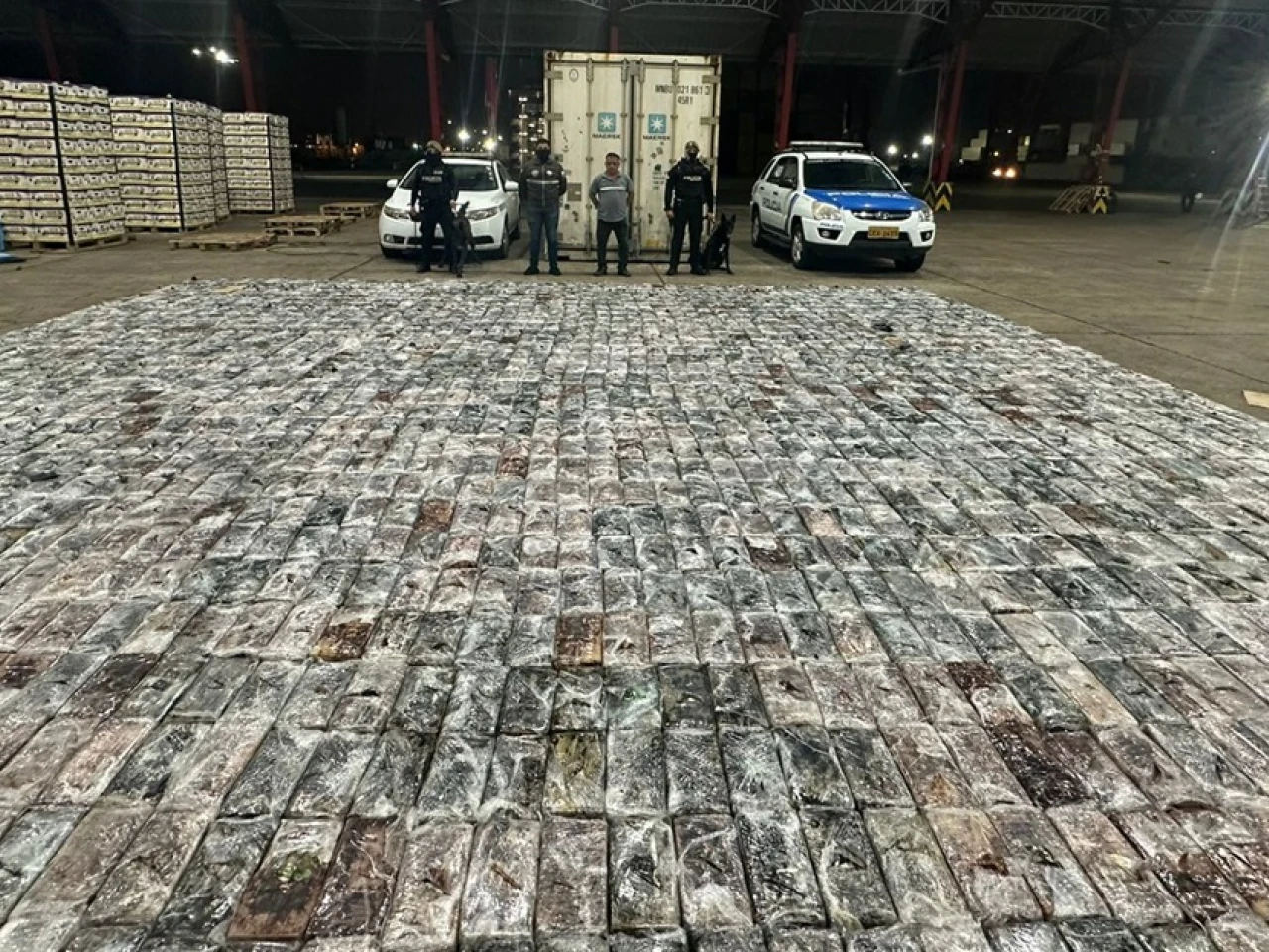 2 toneladas de cocaína que iban a España fueron decomisadas en El Oro