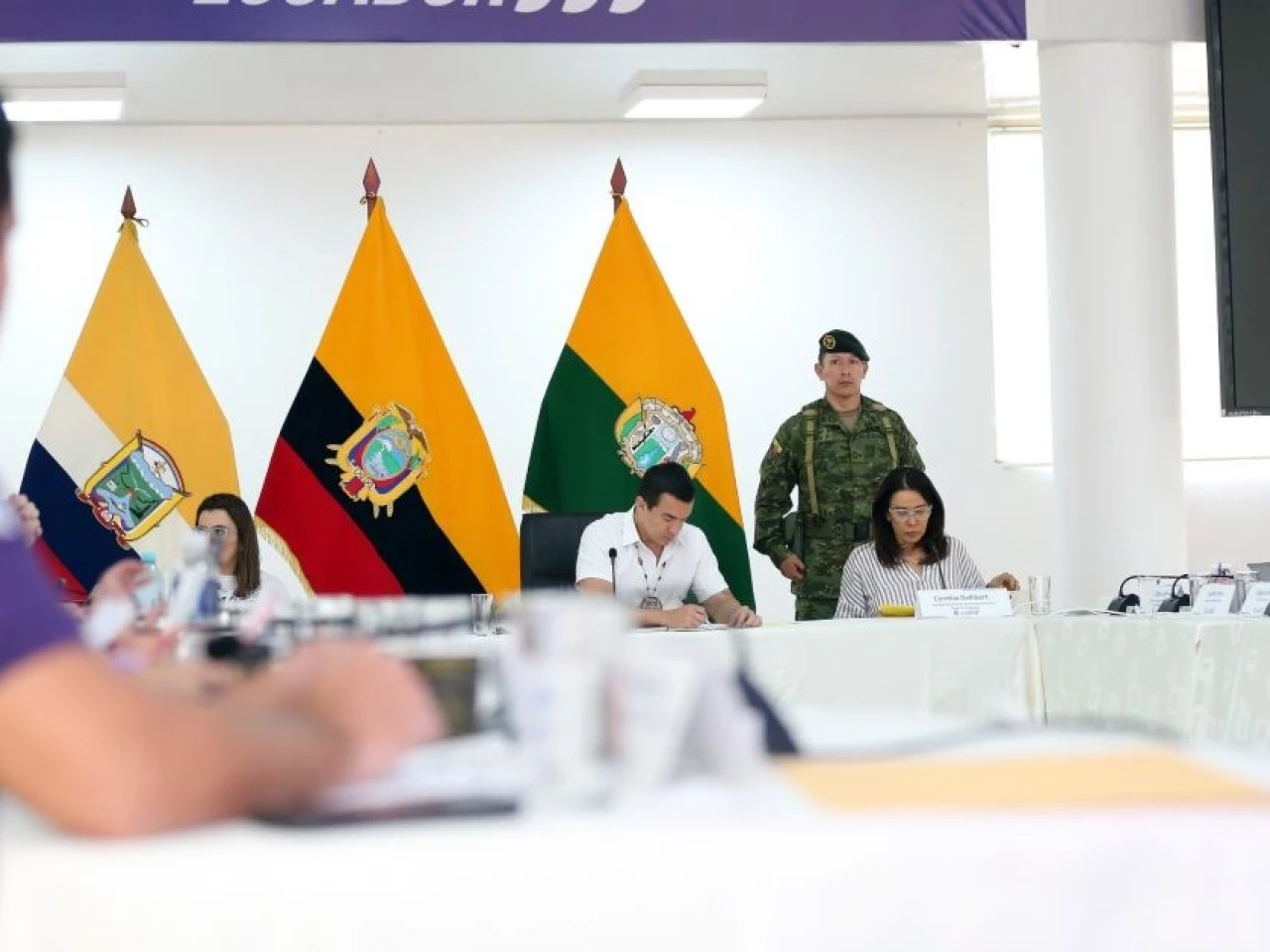Noboa lidera Gabinete Ministerial en Tena