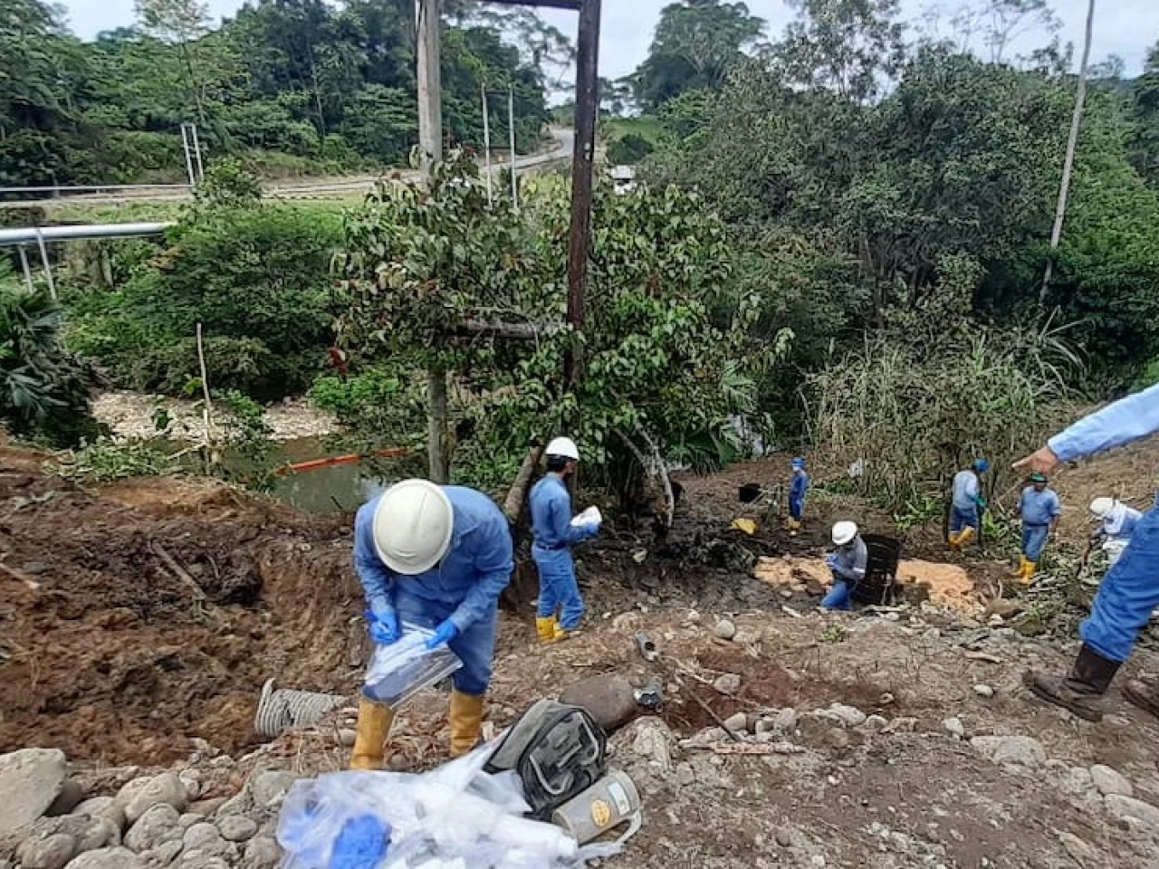 Un nuevo derrame de Petroecuador se registró en Sucumbíos