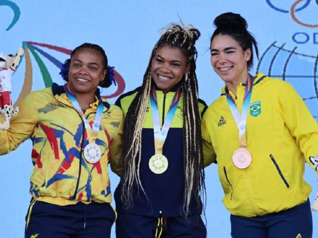 Angie Palacios y José Acevedo quedaron campeones suramericanos en Asunción