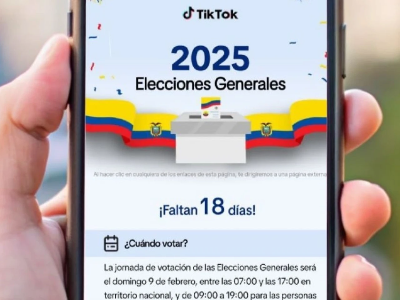 CNE y TikTok se unieron para las elecciones 