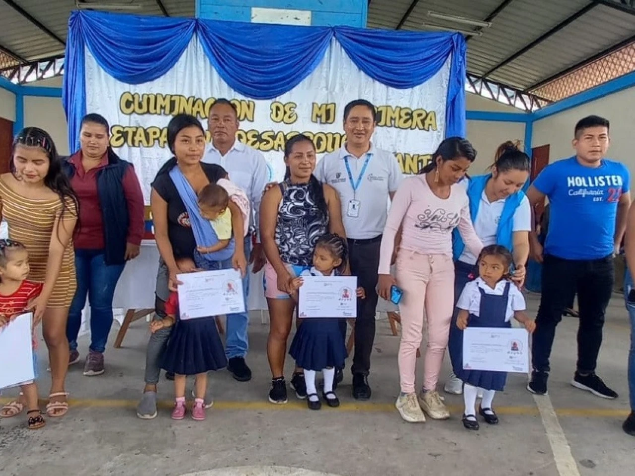 421 niños culminaron el proceso de desarrollo infantil integral en Orellana