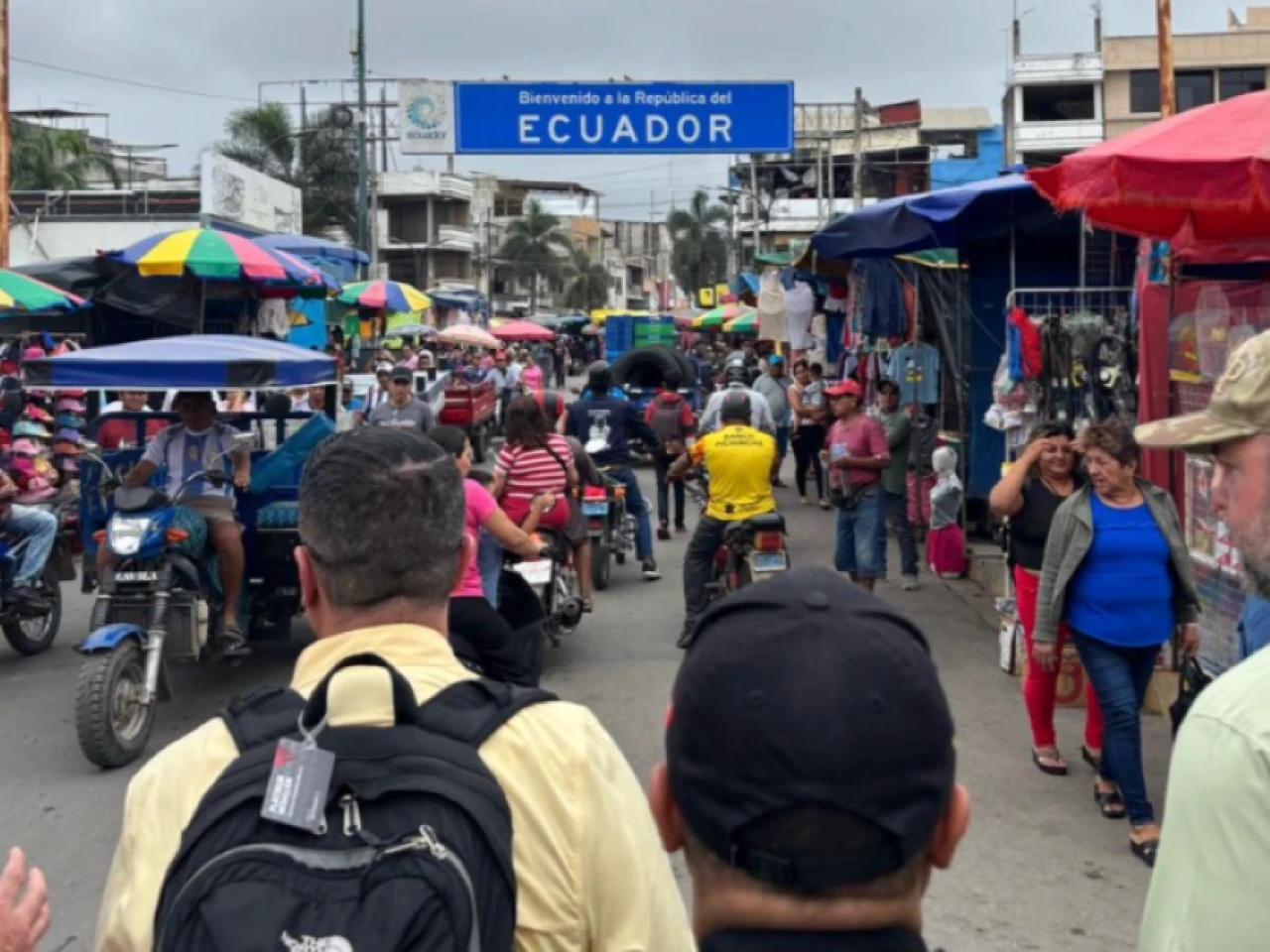 Funcionarios estadounidenses visitaron la frontera entre Ecuador y Perú 