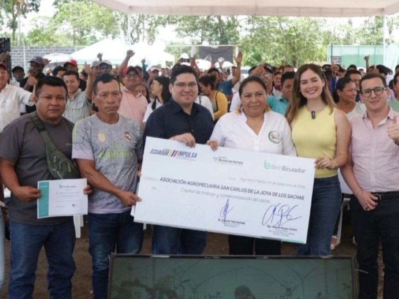 BanEcuador fortalece al cacao de Orellana