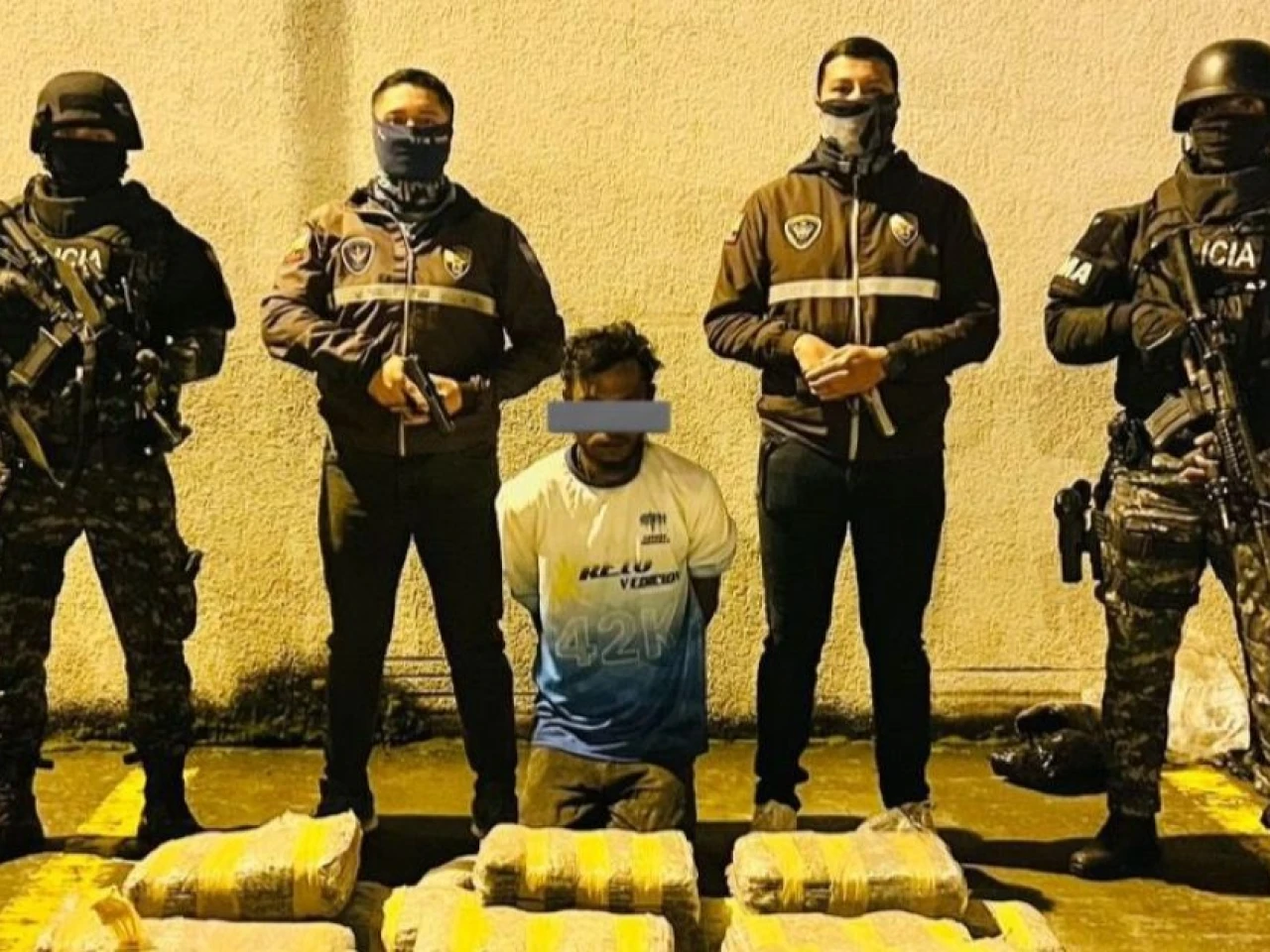 La Policía decomisó 147 kilos de marihuana en Carchi
