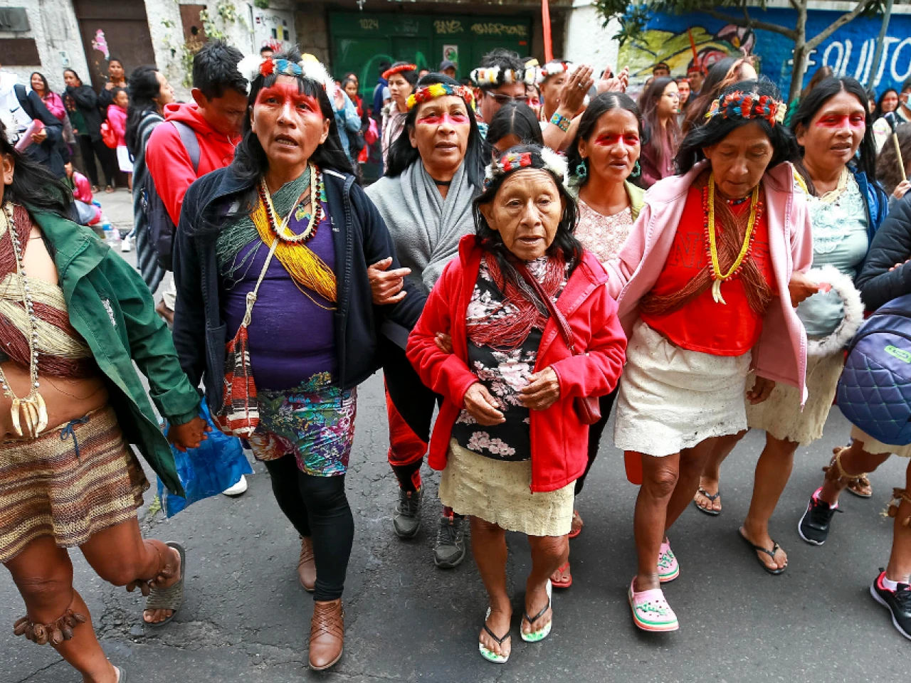 Mujeres indígenas de la Amazonía piden "una vida libre de violencia"