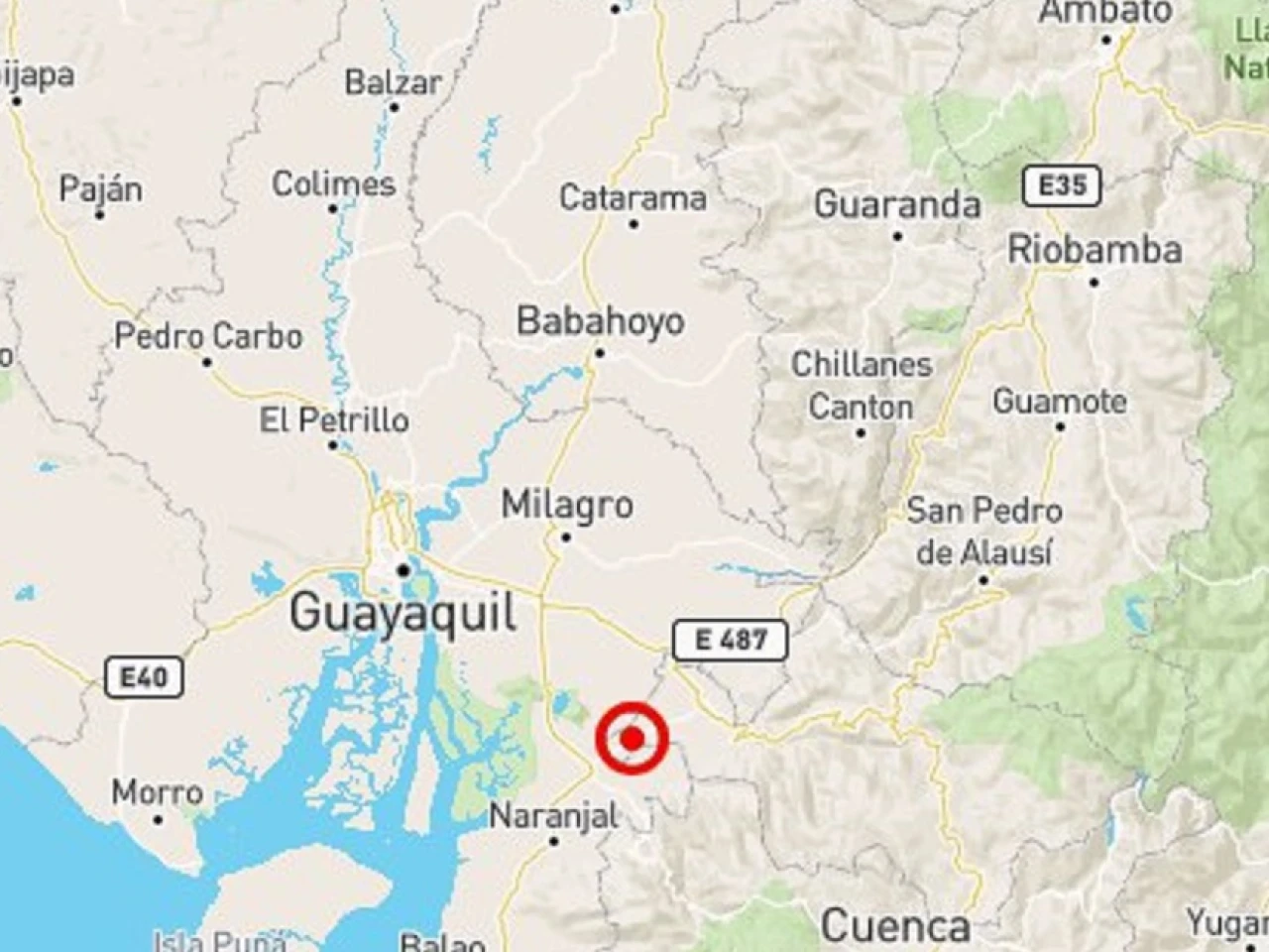 Un sismo de magnitud 4,4 se registró en Cañar