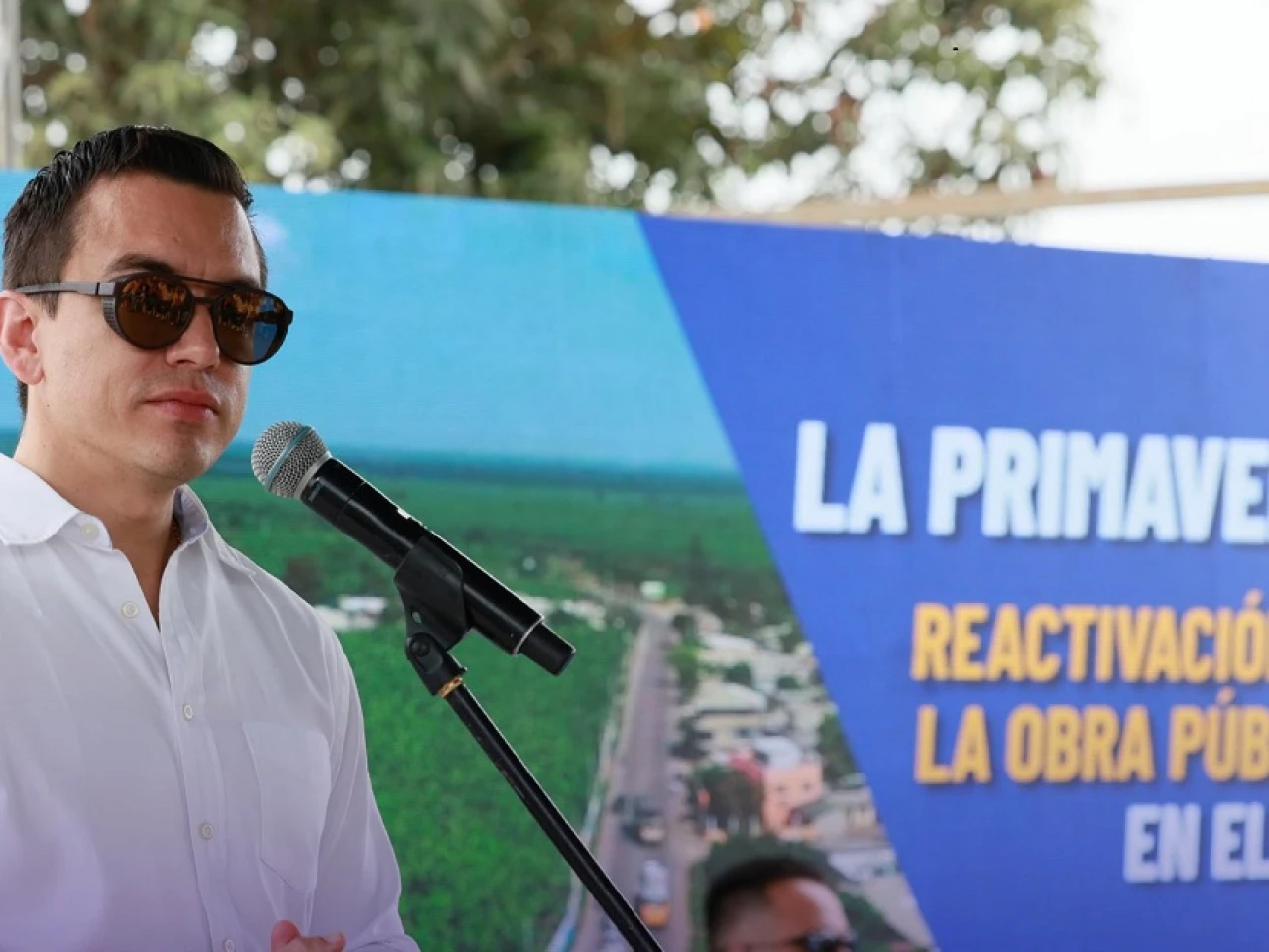 Noboa denunció intento de amedrentamiento con 'coche bomba'