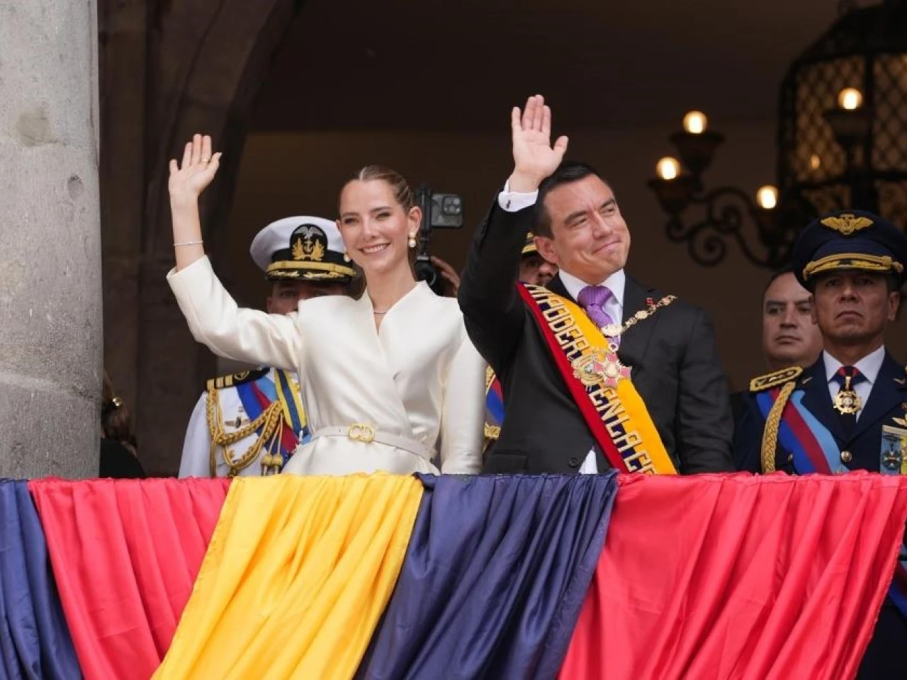 Noboa inició mandato en un momento de quiebre en la política ecuatoriana 