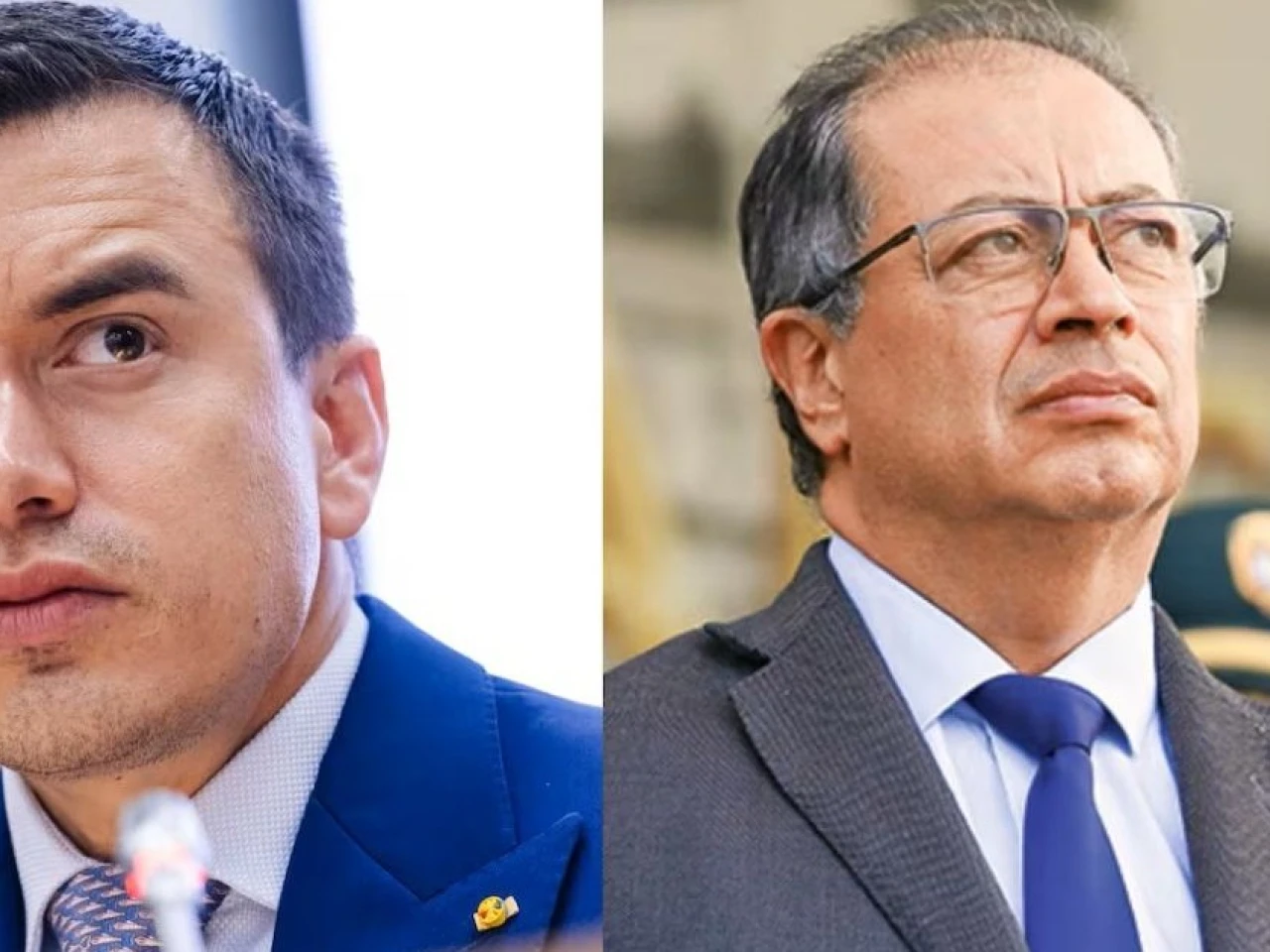 Crisis entre Ecuador y Colombia escala tras acusaciones de Noboa y anuncio de demanda de Petro