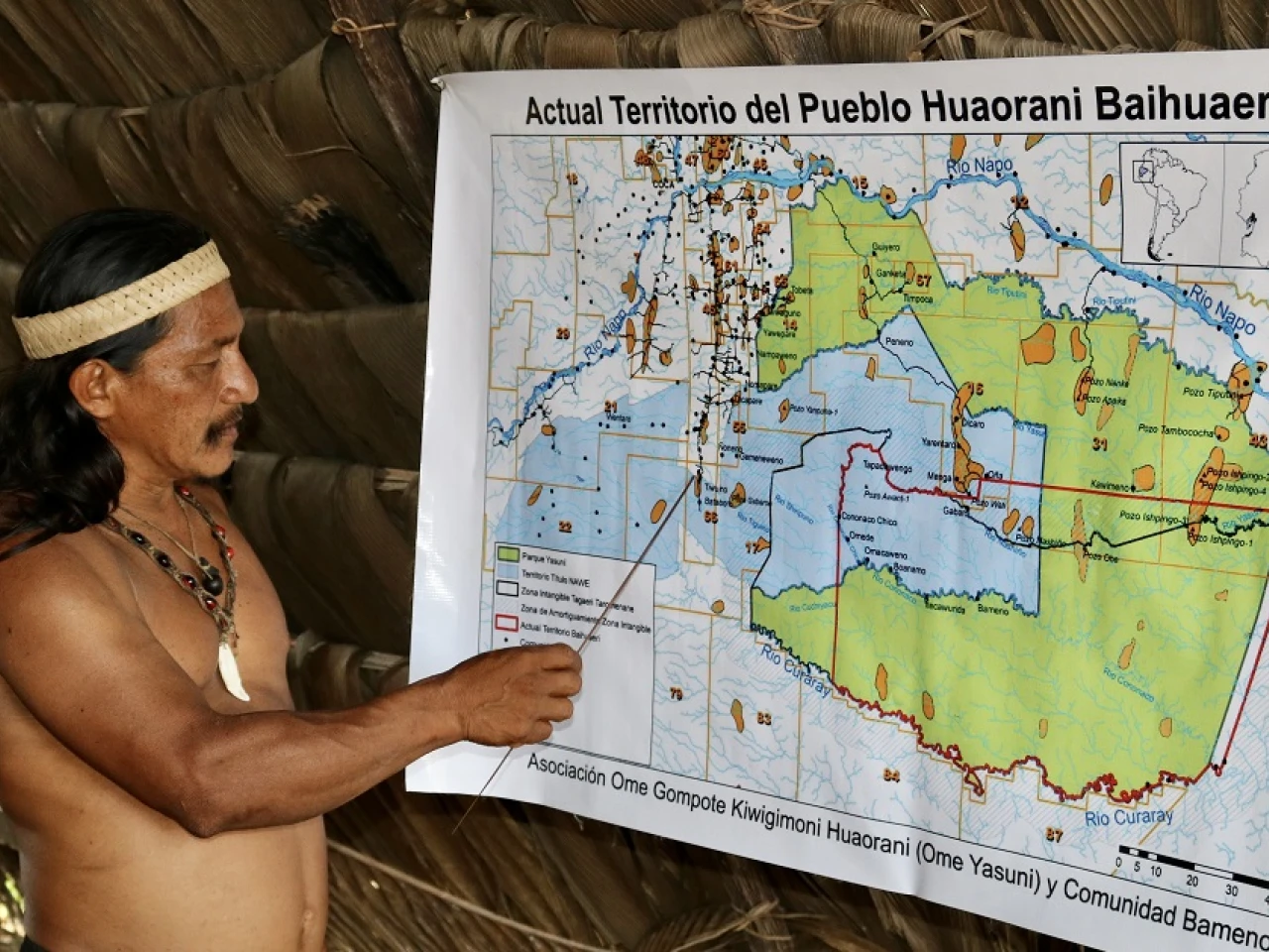Los waoranis divisan el posible fin del petróleo en sus territorios 