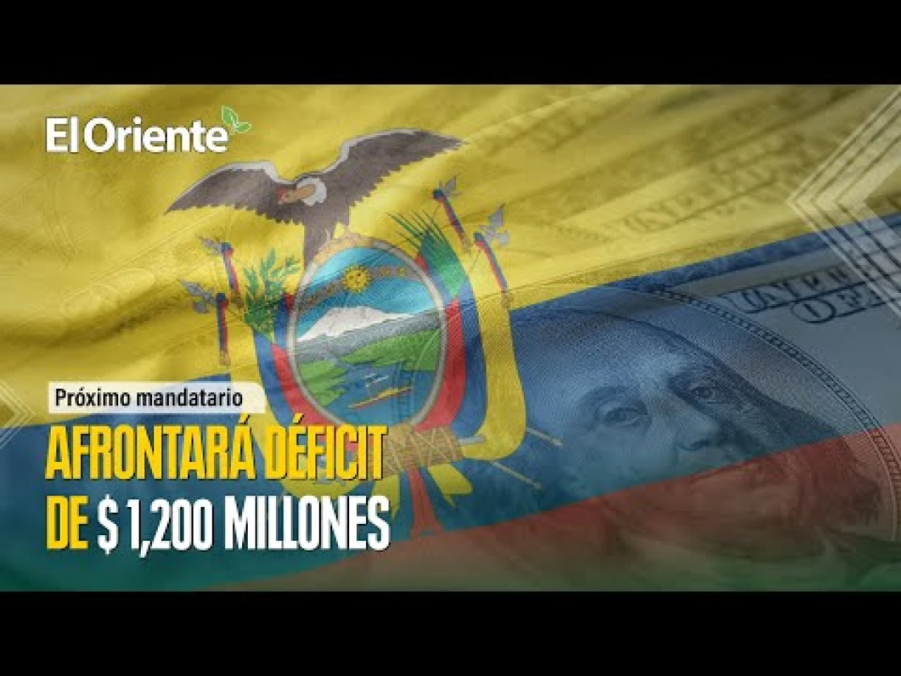 ¡Al nuevo mandatario de Ecuador le faltarán $ 1.200 millones de presupuesto!
