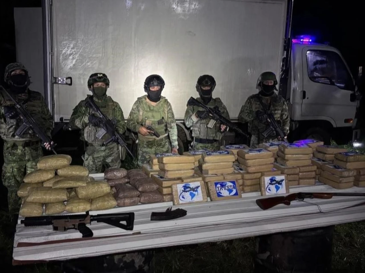 Las Fuerzas Armadas confiscaron 121 bloques de droga en La Joya de los Sachas
