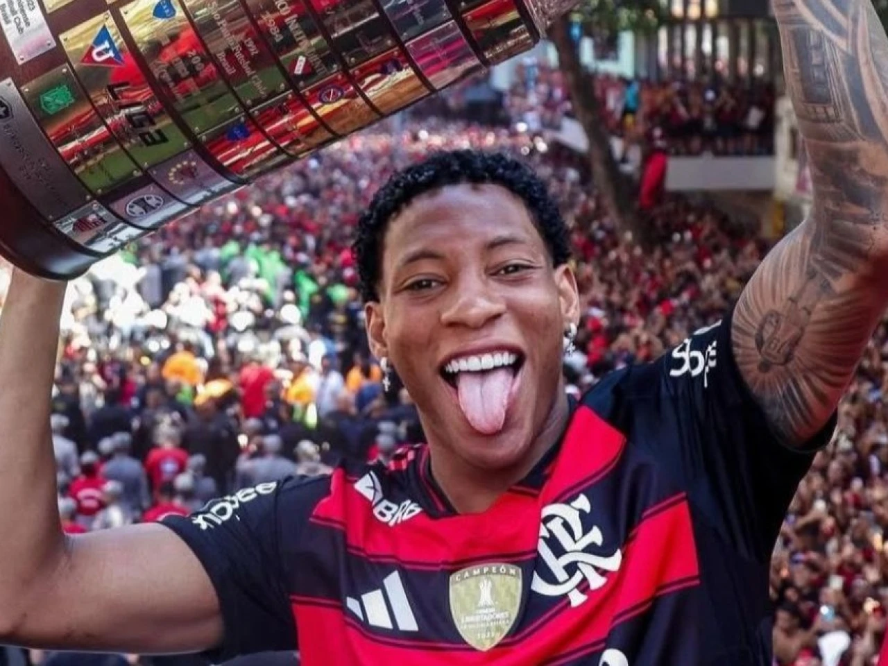 Gonzalo Plata quedó campeón de la Copa Libertadores con Flamengo
