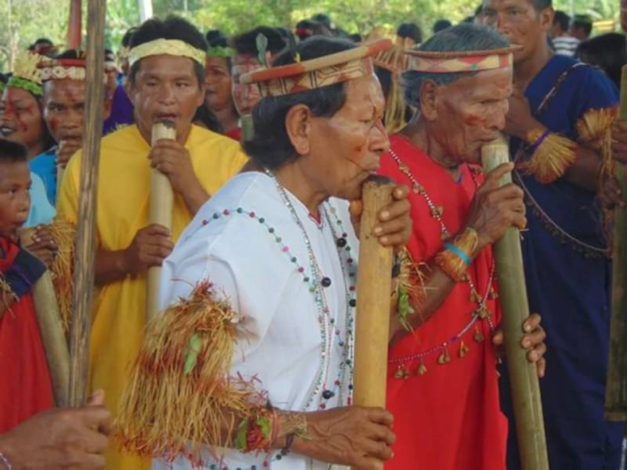 Indígenas siekopais viven fiesta de rejuvenecimiento