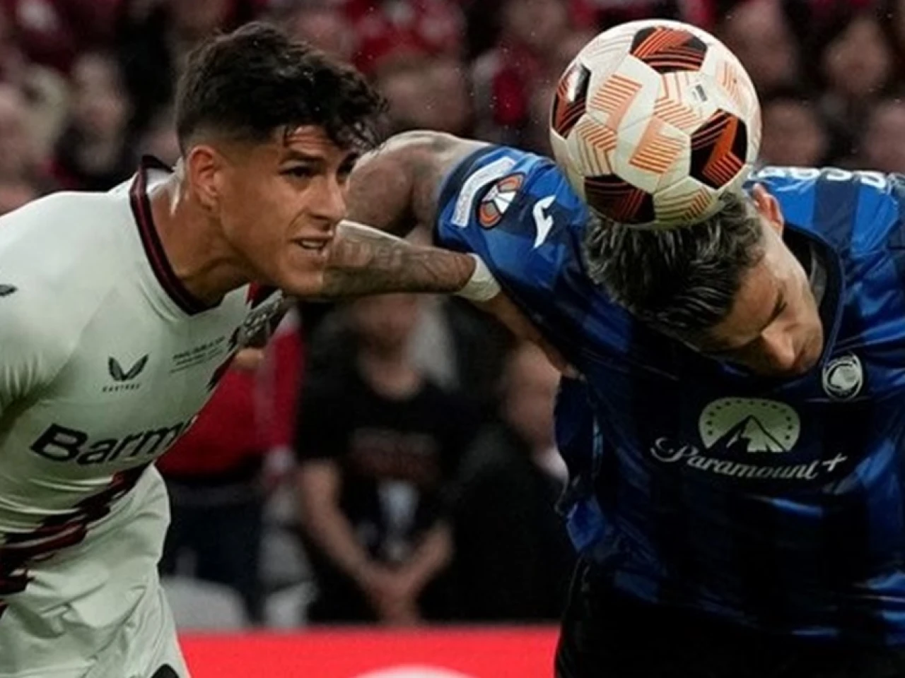 Piero Hincapié cayó en la final de la Europa League