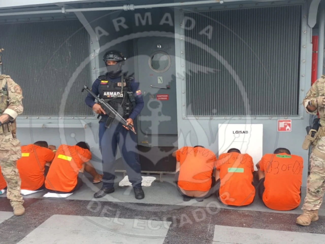 La Armada incautó 4.5 toneladas de drogas