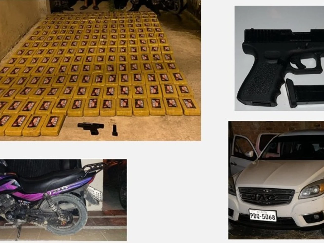 Ecuatorianos y dominicanos fueron detenidos en operativos contra narcotráfico