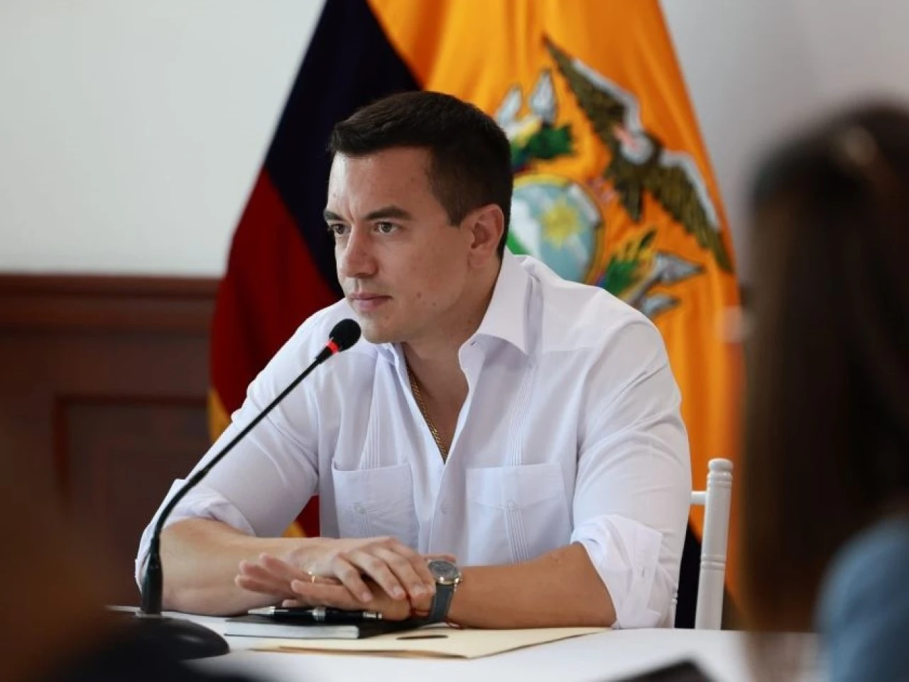 Noboa objetó reforma a ley que eliminaba la paridad en binomios presidenciales