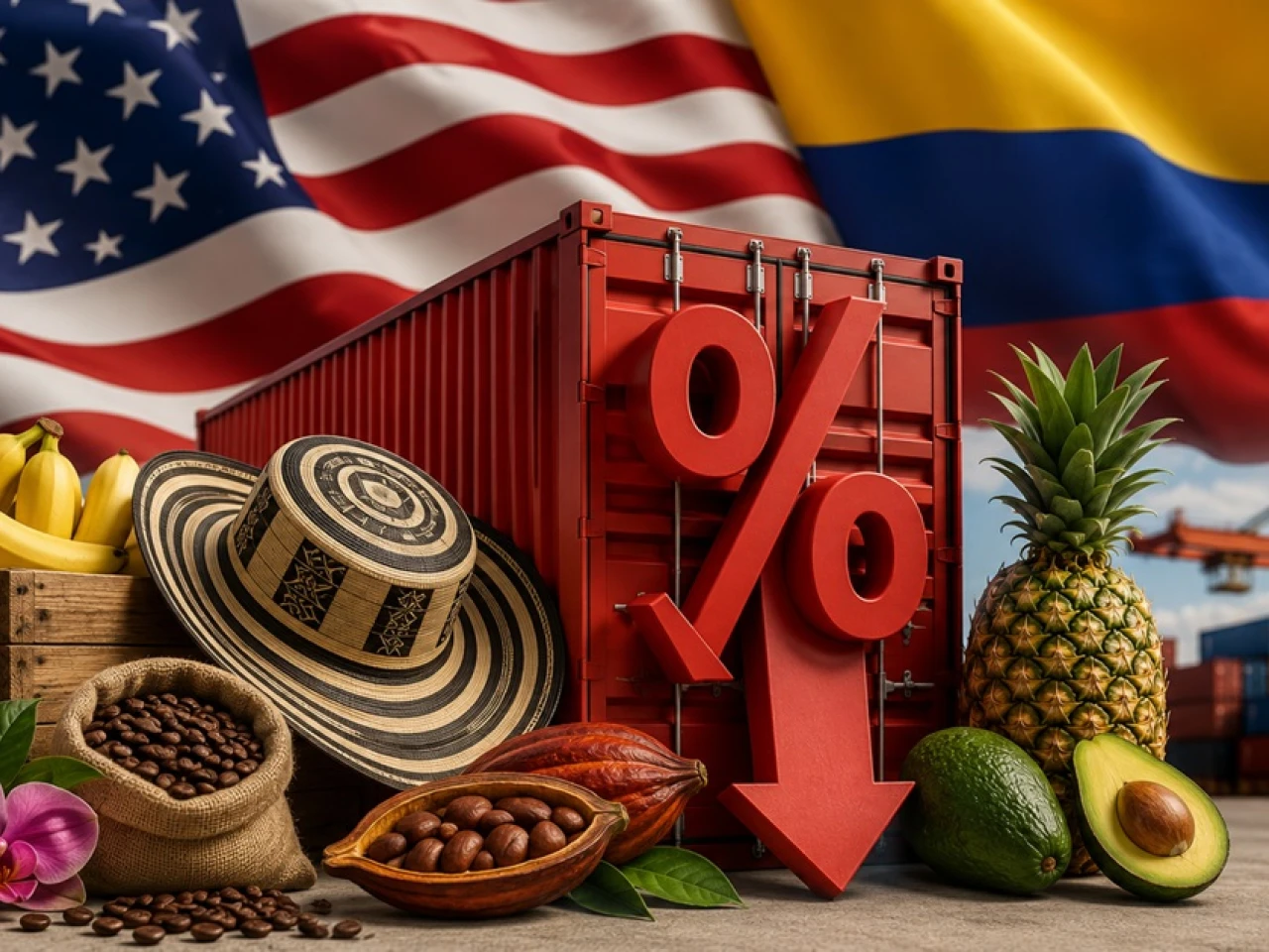 Aranceles de EE. UU. a Colombia: productos gravados y exentos desde julio de 2026