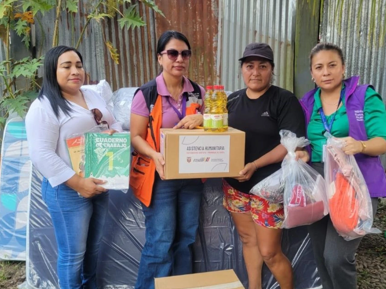 Asistencia humanitaria llega a familias afectadas por inundaciones en Orellana