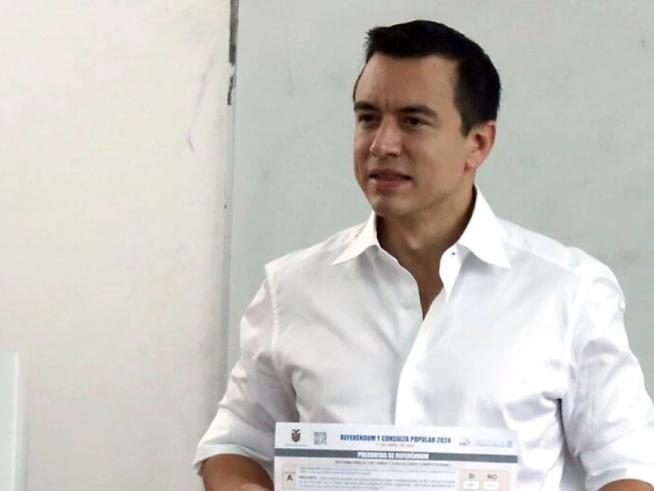 Noboa lidera la intención de voto, según Comunicaliza