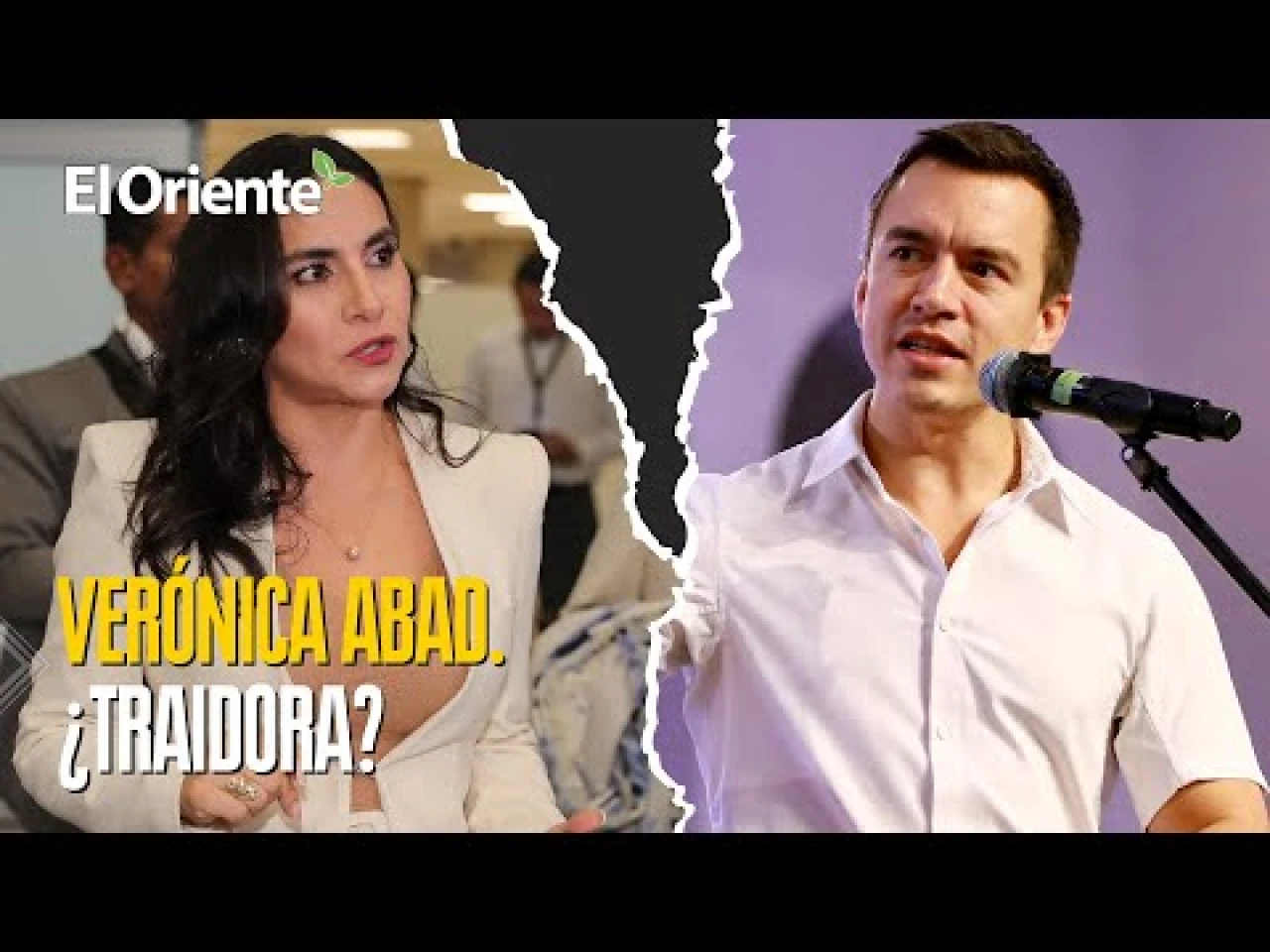 Daniel Noboa acusa a su vicepresidenta de “traidora”